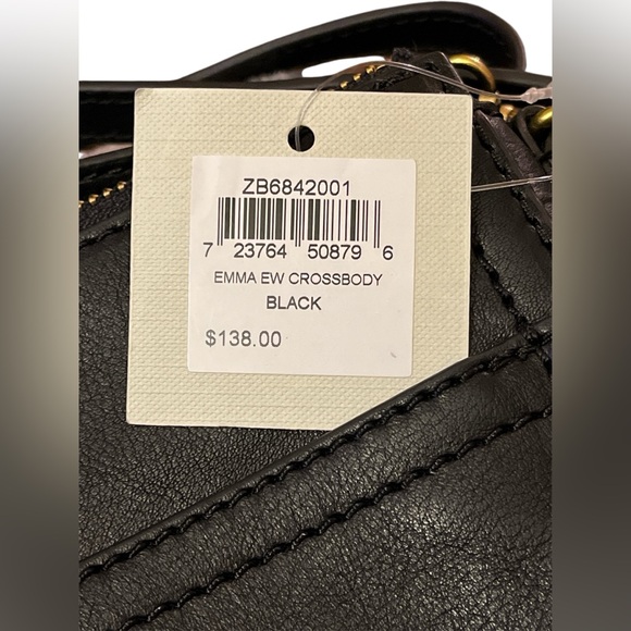 FOSSIL EMMA LEATHER CROSSBODY BAG - Picture 9 of 12